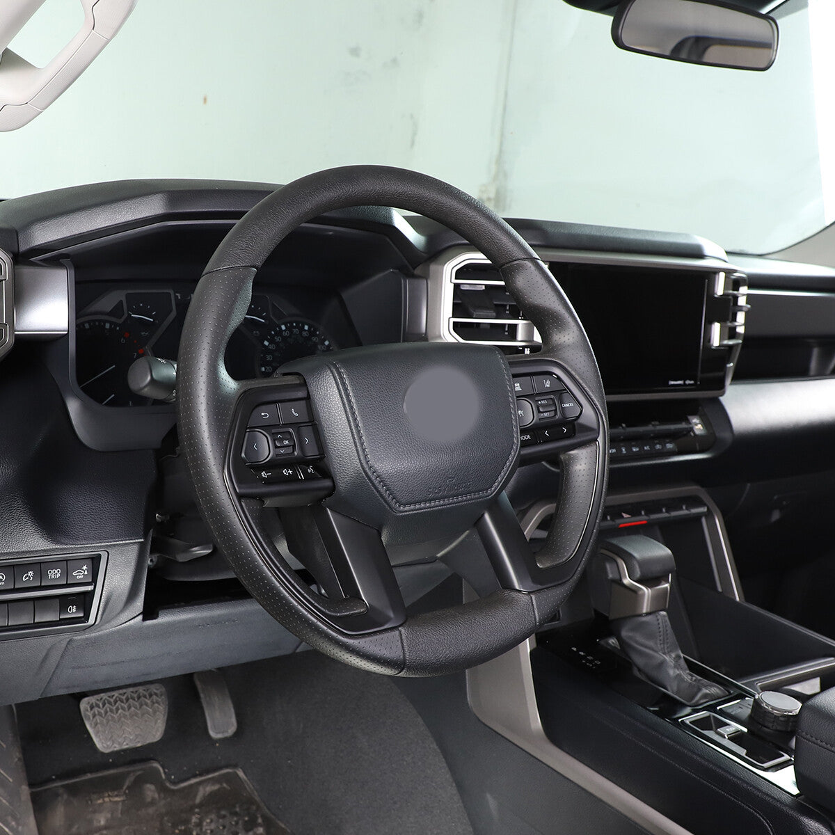 Silver Steel Interior Gear Scratch Protection Cover for FJ Cruiser 07-21 - v
