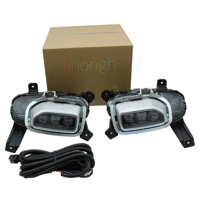 Daytime Running Light LED Front Fog Lamp Turn Signal for KIA Seltos 2020-2023 SX n
