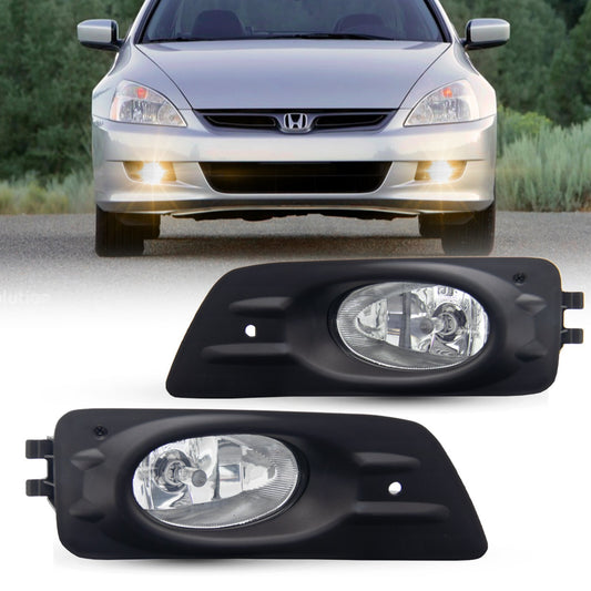 Fog Light Assembly Replacement for 2006 2007 for Honda Accord Sedan 4 Door L+R- v