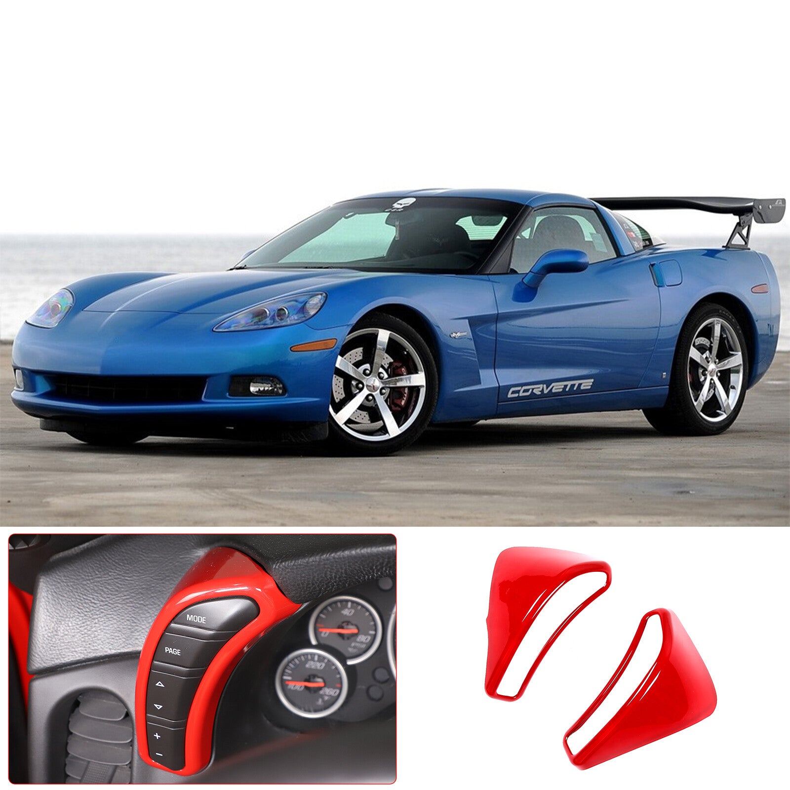 Carbon Fiber Dashboard Vent Cover Trim for Supra 2019 - 2022- v