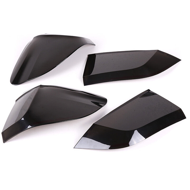 4-piece rear taillight cover trim set for BMW X5 F15 2014-2018 Smoke Black