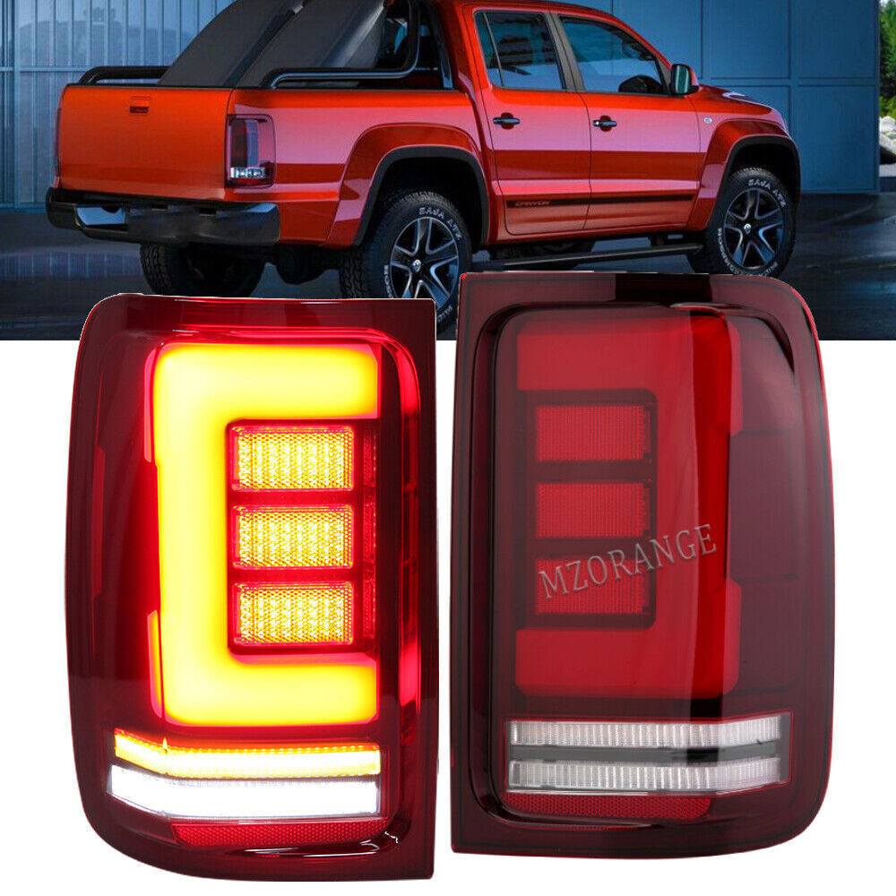 LED Red Tail Light Rear Brake Lamp W/Bulb for VW Amarok V6 2011-2021 Left+Right n