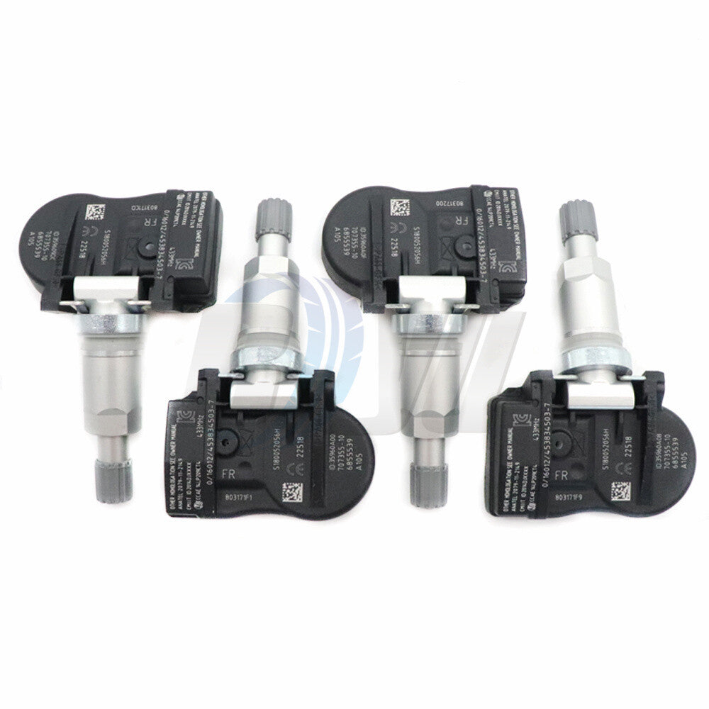 4pcs 6855539 433MHZ TPMS Sensor 6881890 for BMW 2 3 4 Series X1 X2 X5 i3 i8 for MINI