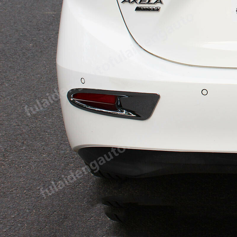 for Mazda 3 Axela Sedan 2017-2018 Chrome Rear Fog Light Lamp Cover Trim Decorate