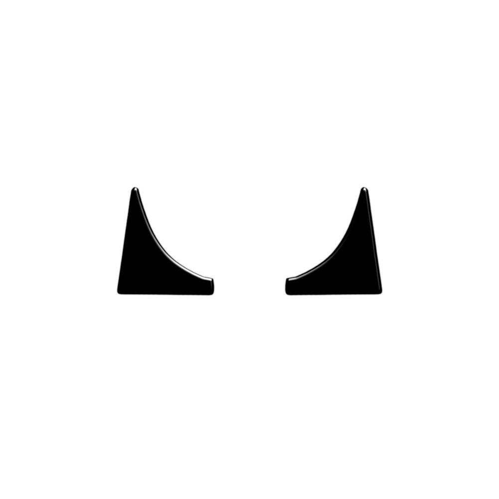 2X Glossy Black Rear Door CUP Holder Cover Trim for Ford Ranger 2019-2022
