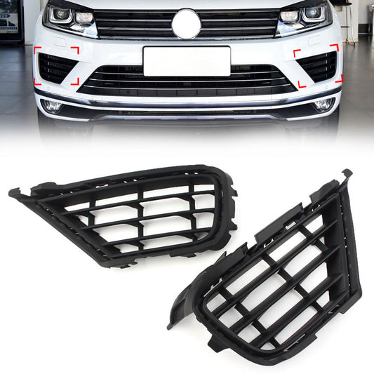 Front Lower Bumper Air Grille Insert for VW Touareg Typ 7P Facelift 2015-17 Pair