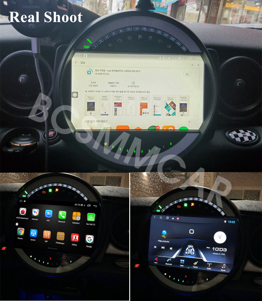 4+32GB Android 14 Stereo Radio Fit for BMW for Mini Cooper R56 R57 R58 2007-2013 GPS