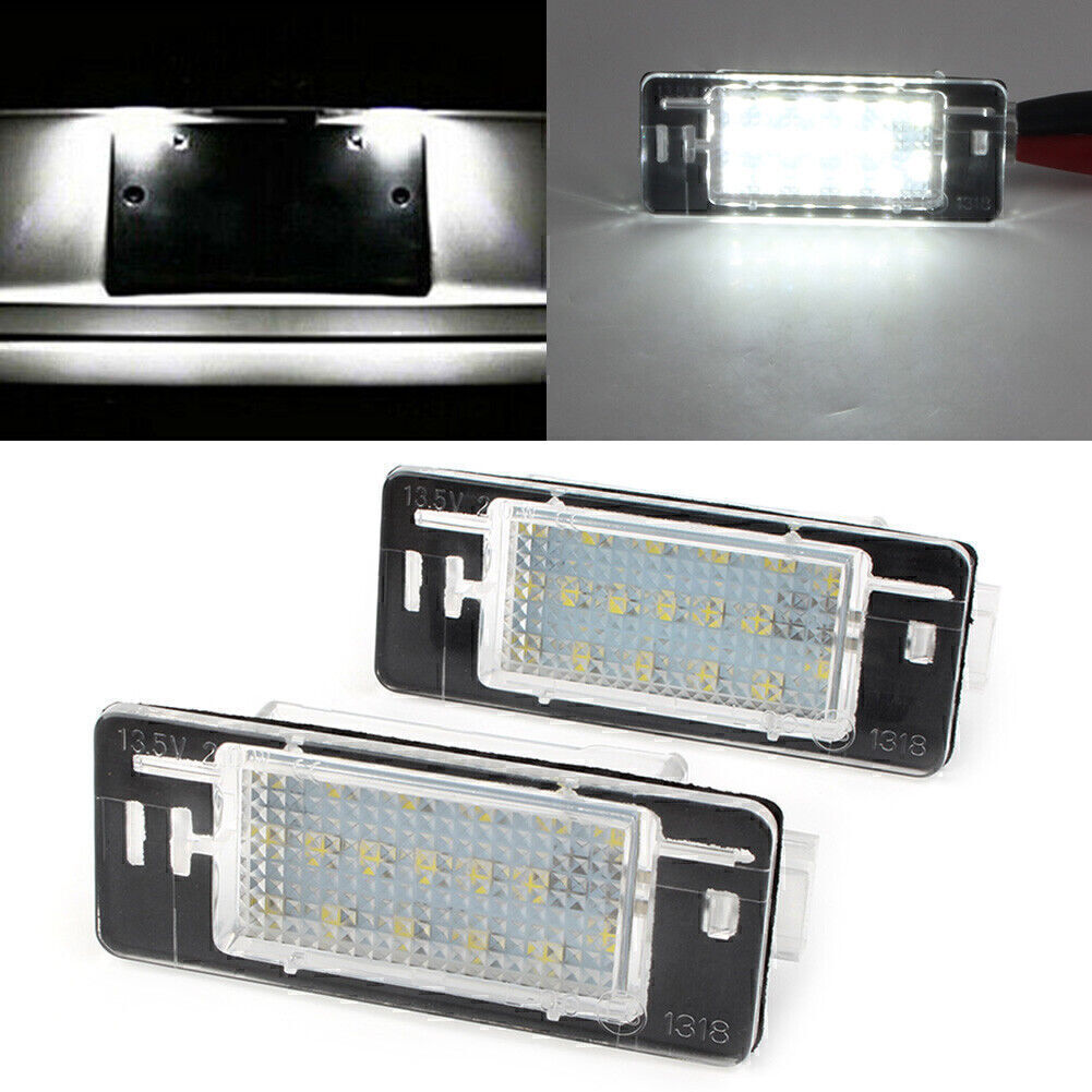 2x Fit for Opel Vectra C Estate 02-08 LED License Number Plate Light Error Free