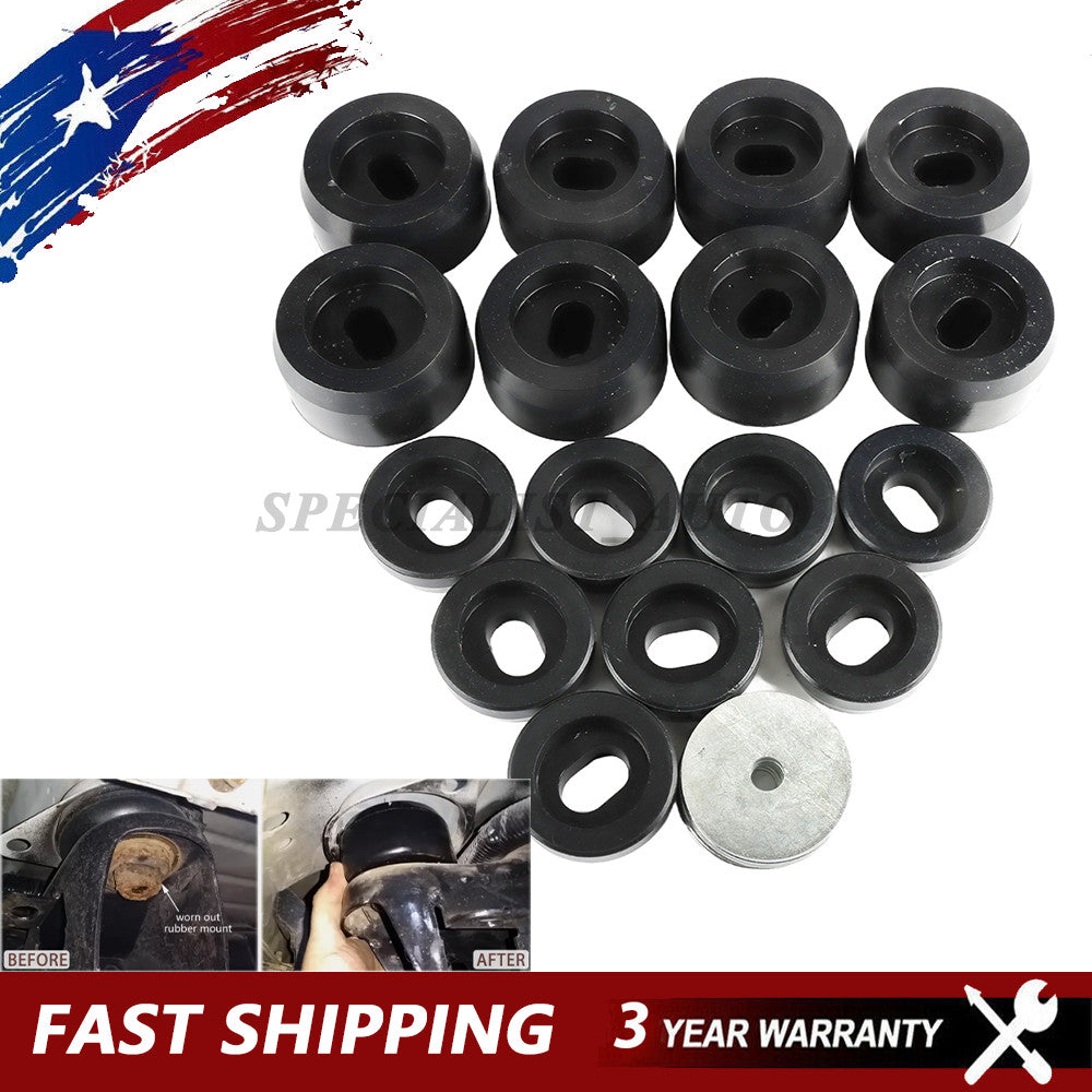 Fit 99-14 for Chevrolet Silverado & for GMC for Sierra 7-141 Body Cab Bushing Kit Q
