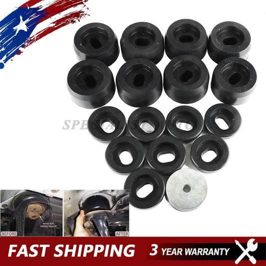 Fit 99-14 for Chevrolet Silverado & for GMC for Sierra 7-141 Body Cab Bushing Kit Q