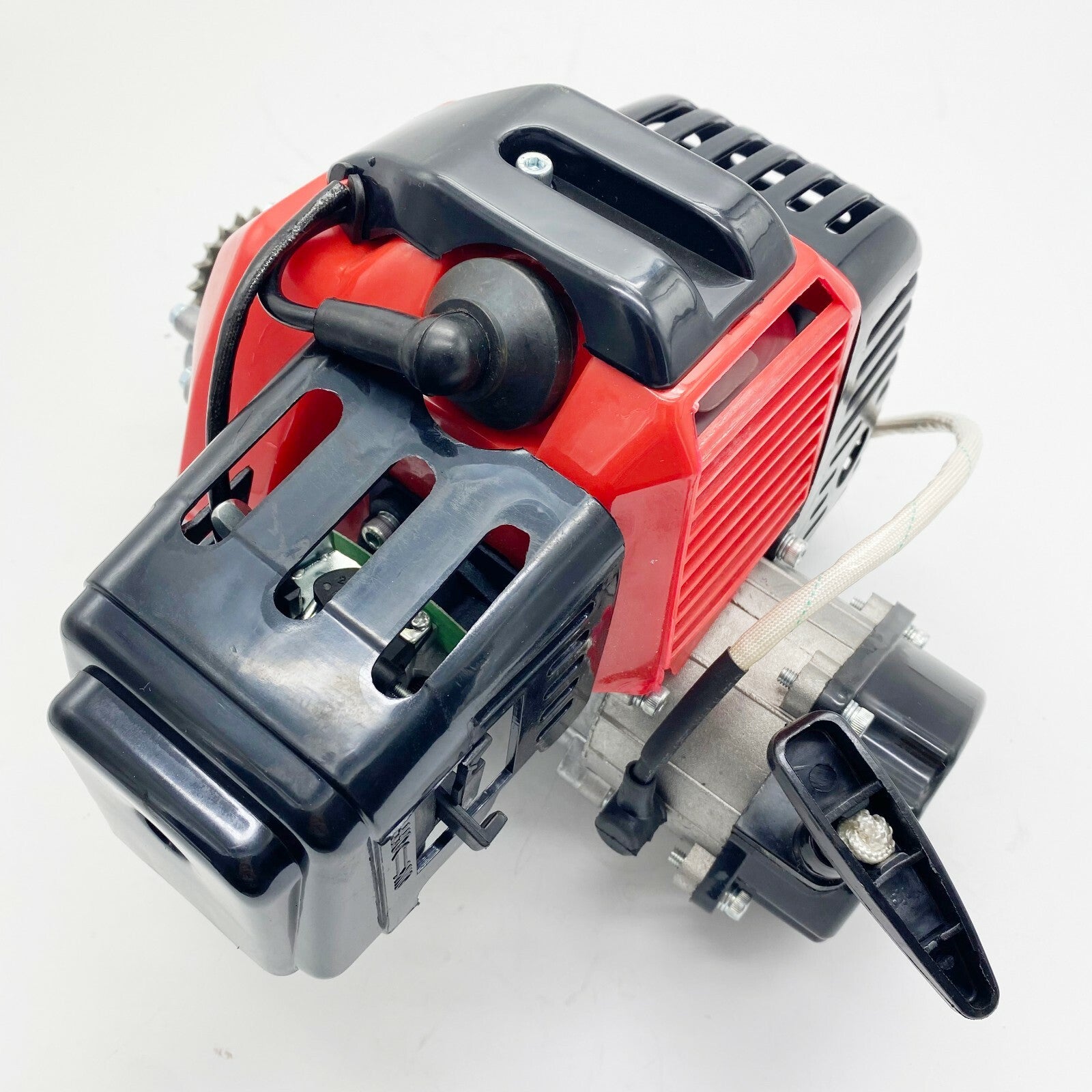 49CC COMPLETE ENGINE 2 STROKE SUPER POCKET BIKE ATV ELECTRIC START RED M EN04R