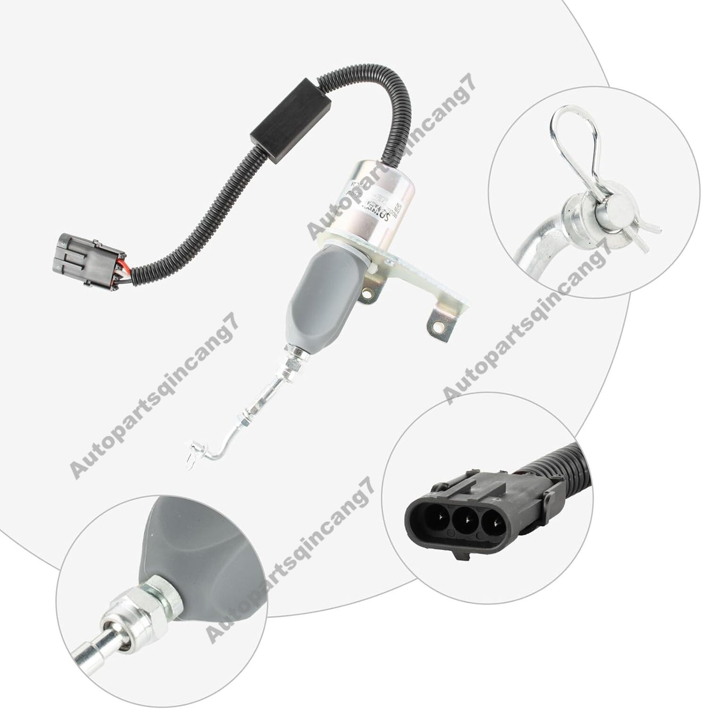 Shut Off Solenoid 5366559 for Engine 4BT3.9