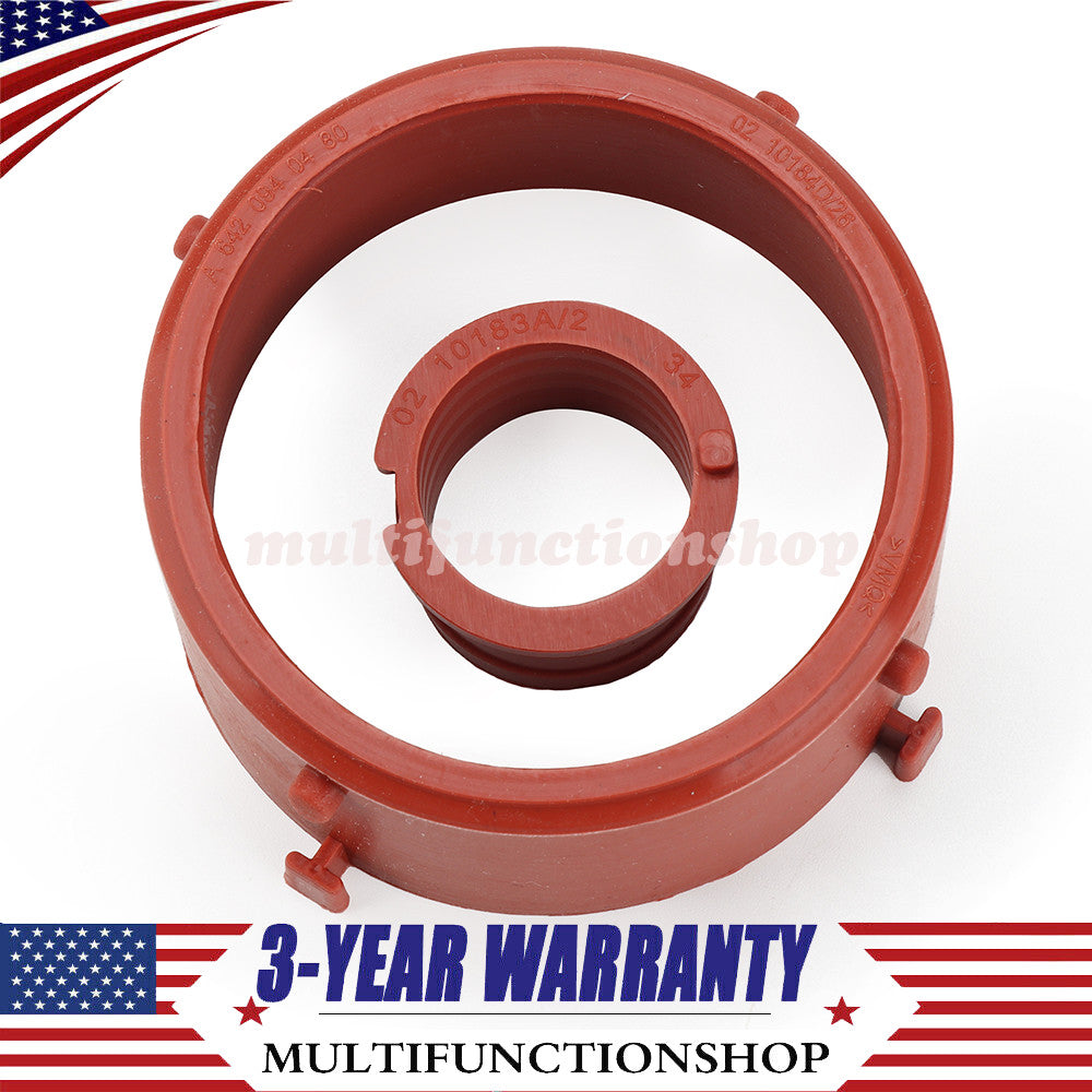 Turbo Breather Intake Seal Set for Mercedes OM642 6420940480,6420940080