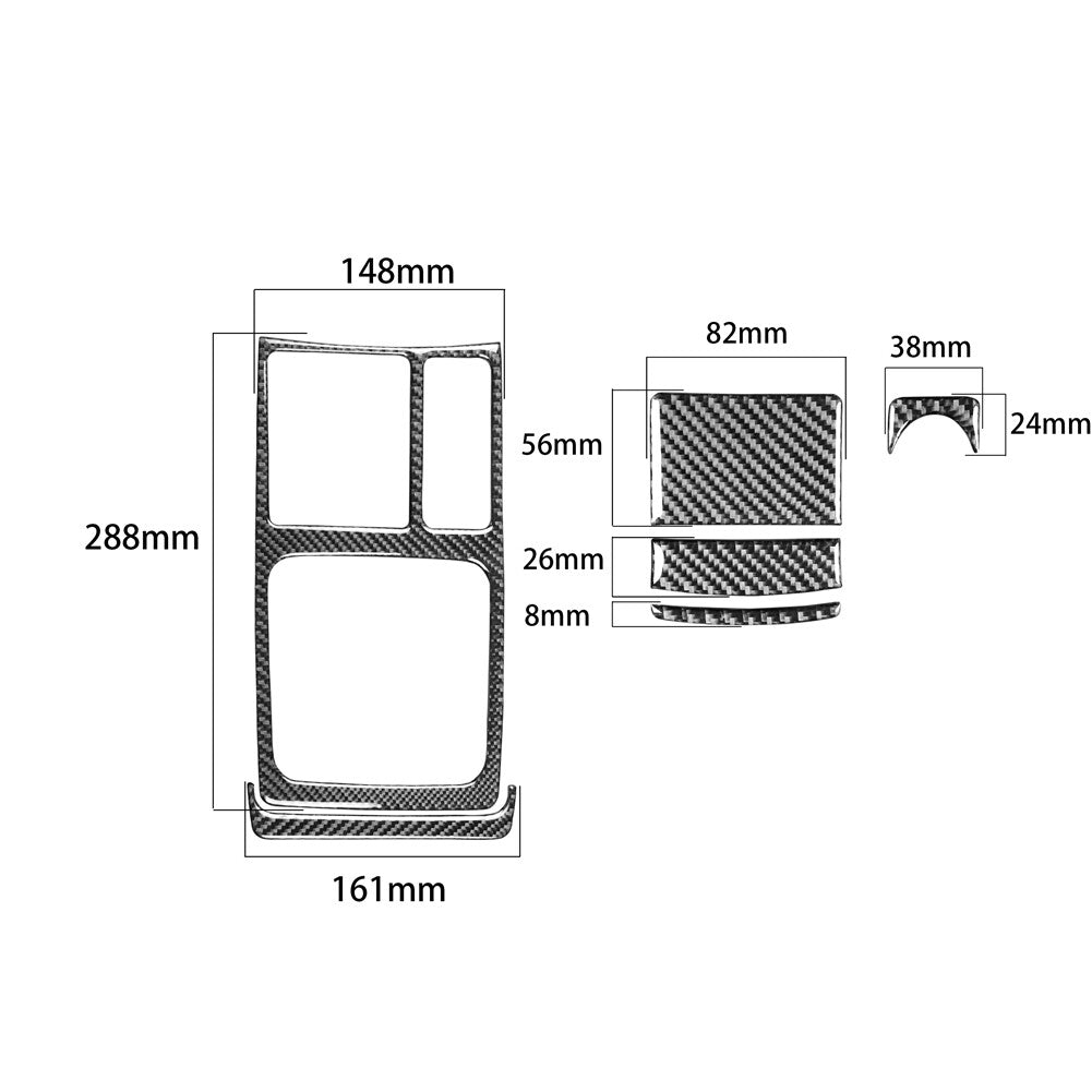 Suitable for 2021-2023 for Venza carbon fiber ABS inner for seat adjustment button cover decoration- v