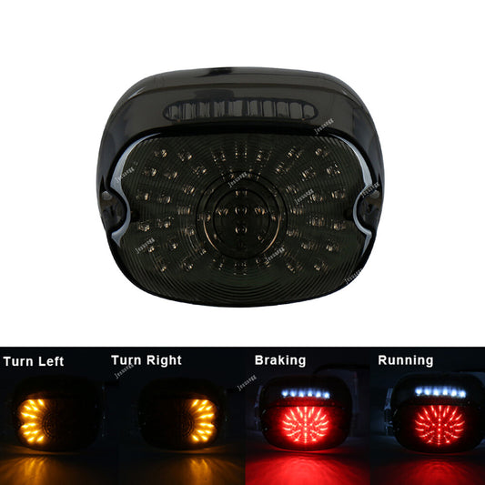 LED Tail Light Smoke Lens Turn Signal Brake Rear Lamp For 99-08 for Harley Sportster Q