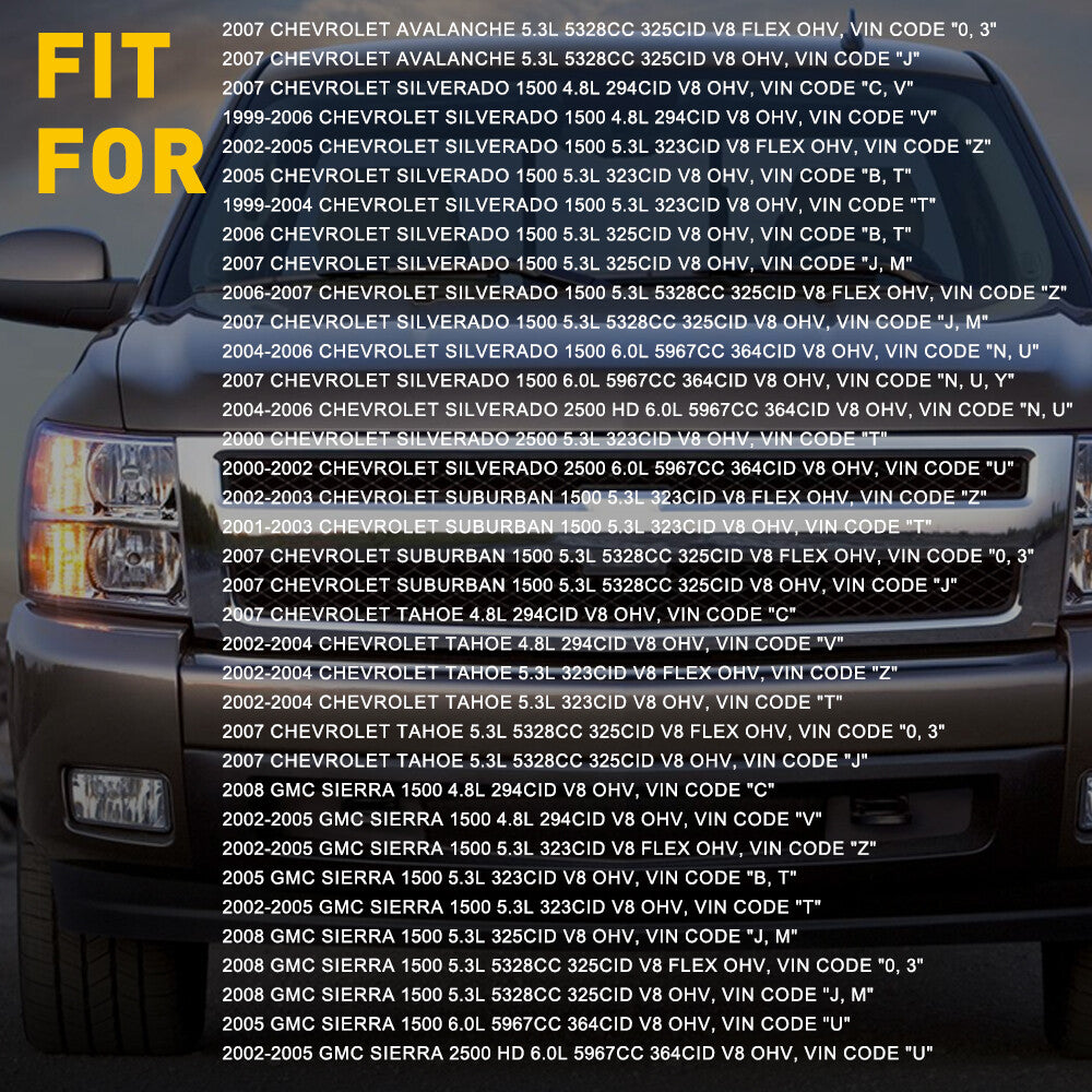 New 2nd Generation for GMC 4.8L / 5.3L / 6.0L Q