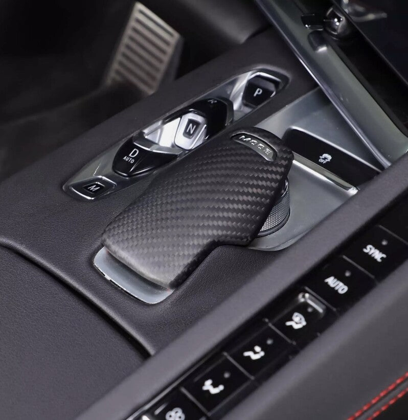 ABS carbon fiber exterior rear frame decoration suitable for Corvette C8 2020-2023- v