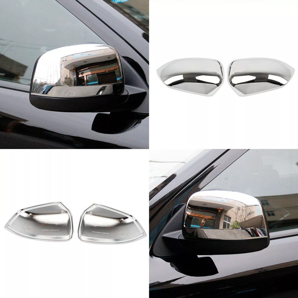 For Grand for Cherokee 2011-2021 Chrome Rearview Side Mirror Cover Trim 2pcs new