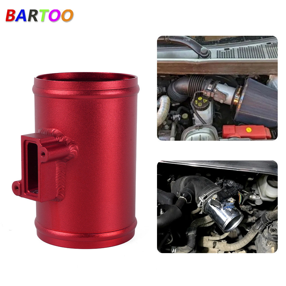 3 76mm Mass Air Flow Sensor Mount Adapter for Ford for Nissan MAF Red