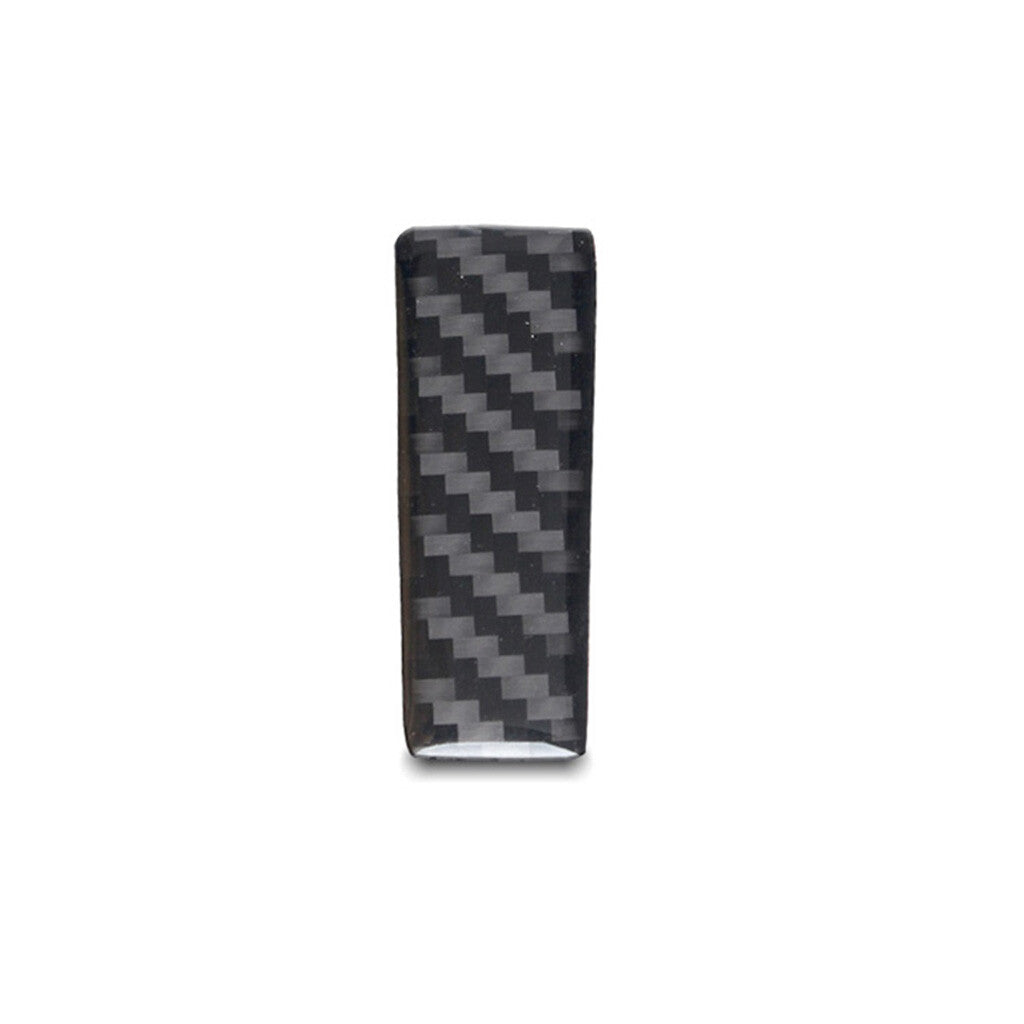 Black Carbon Fiber Central Control Panel Cover Trim for Porsche Macan 2014-2019