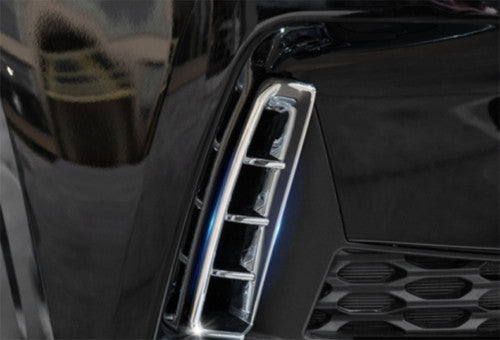 for Hyundai Sonata 2020-2023 Chrome ABS Side Door Rearview Mirror Cover Trim Cap v