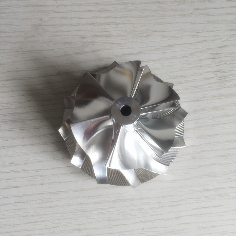 RHF5 52.56/68.00 mm 6+6 blade high-performance turbine blank compressor wheel