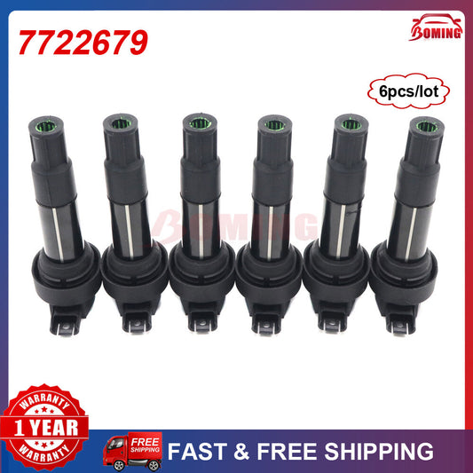 6PCS Ignition Coil for BMW K1600GT K48 K61 2014-17 7722679 7722679-02 772267902
