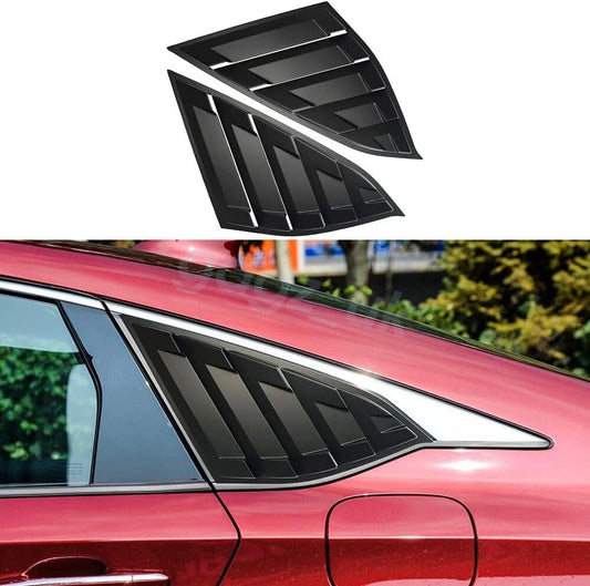 Rear Side Window Louvers Side Window Vent Shade Cover For 2018-2022 for Honda Accord