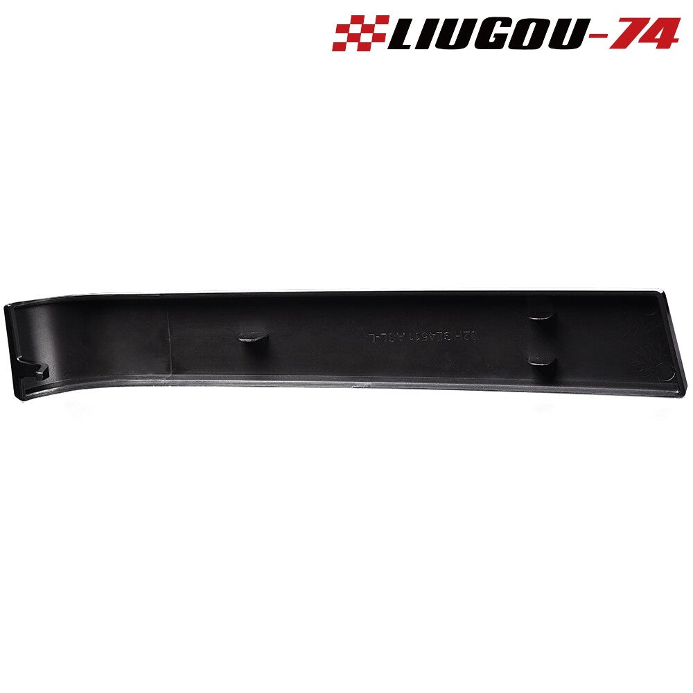 2 * Grille Molding Panel Filler Trim Black Fits 2003 - 2007 for Silverado - v