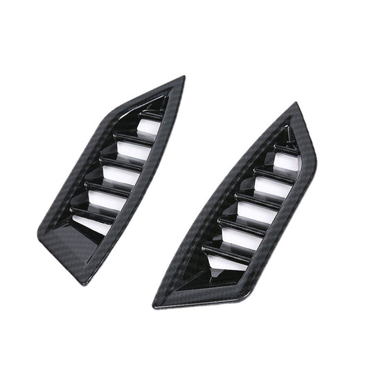 for Subaru XV 2018 Carbon Fiber Dashboard Vents Front Upper Vents