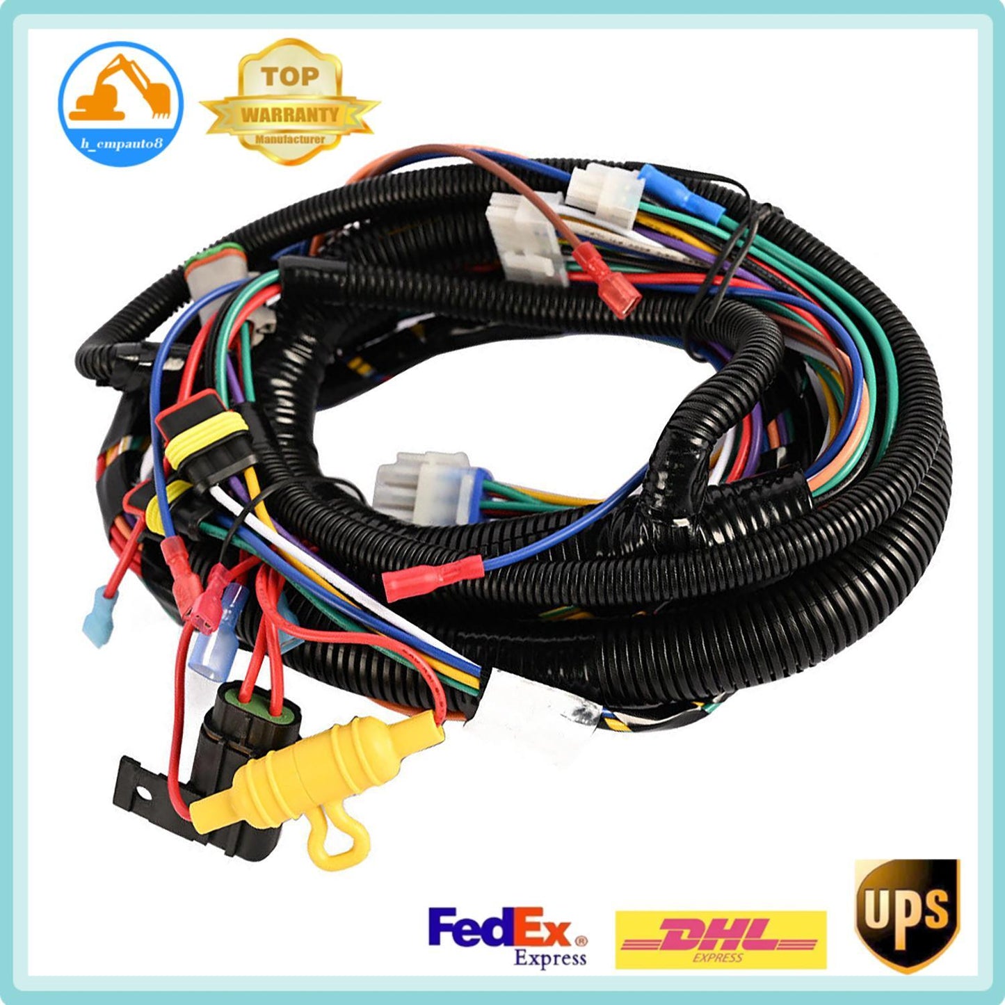 Electrical Harness w/103496901 TPS CARTS Club Car Precedent IQ White controller.