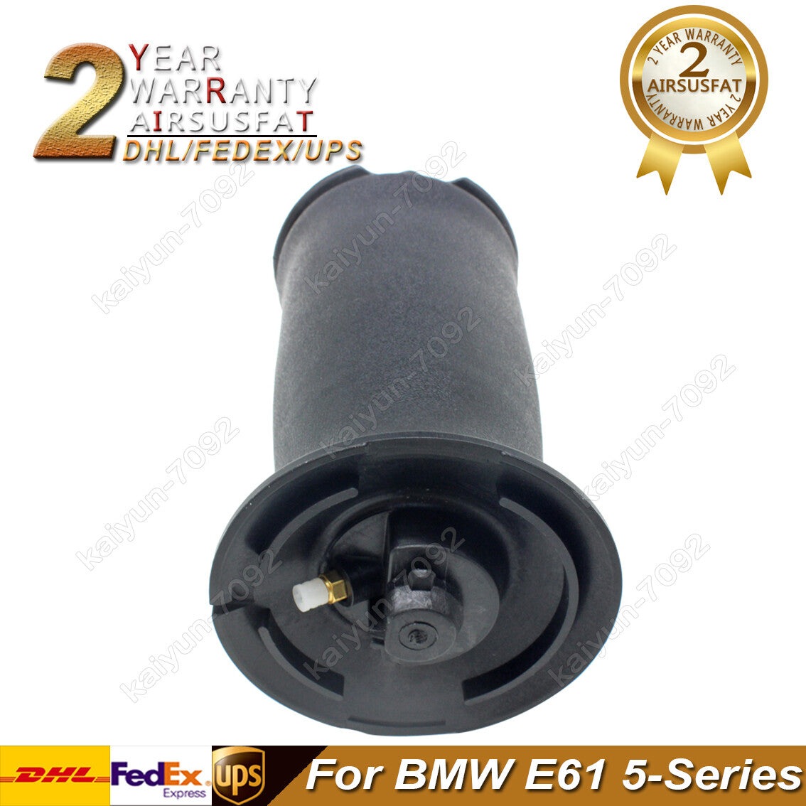 for BMW E61 5-Series Rear L/R Air Suspension Spring Bag 37126765602 37126765603