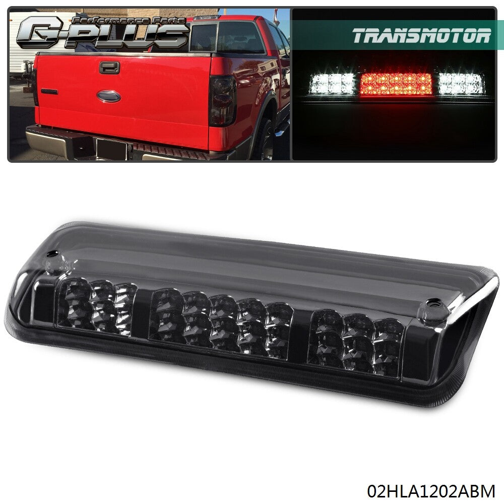 Suitable for 2004-2008 F150/Explorer Black/Smoked Third Brake+Cargo Led Taillight- v