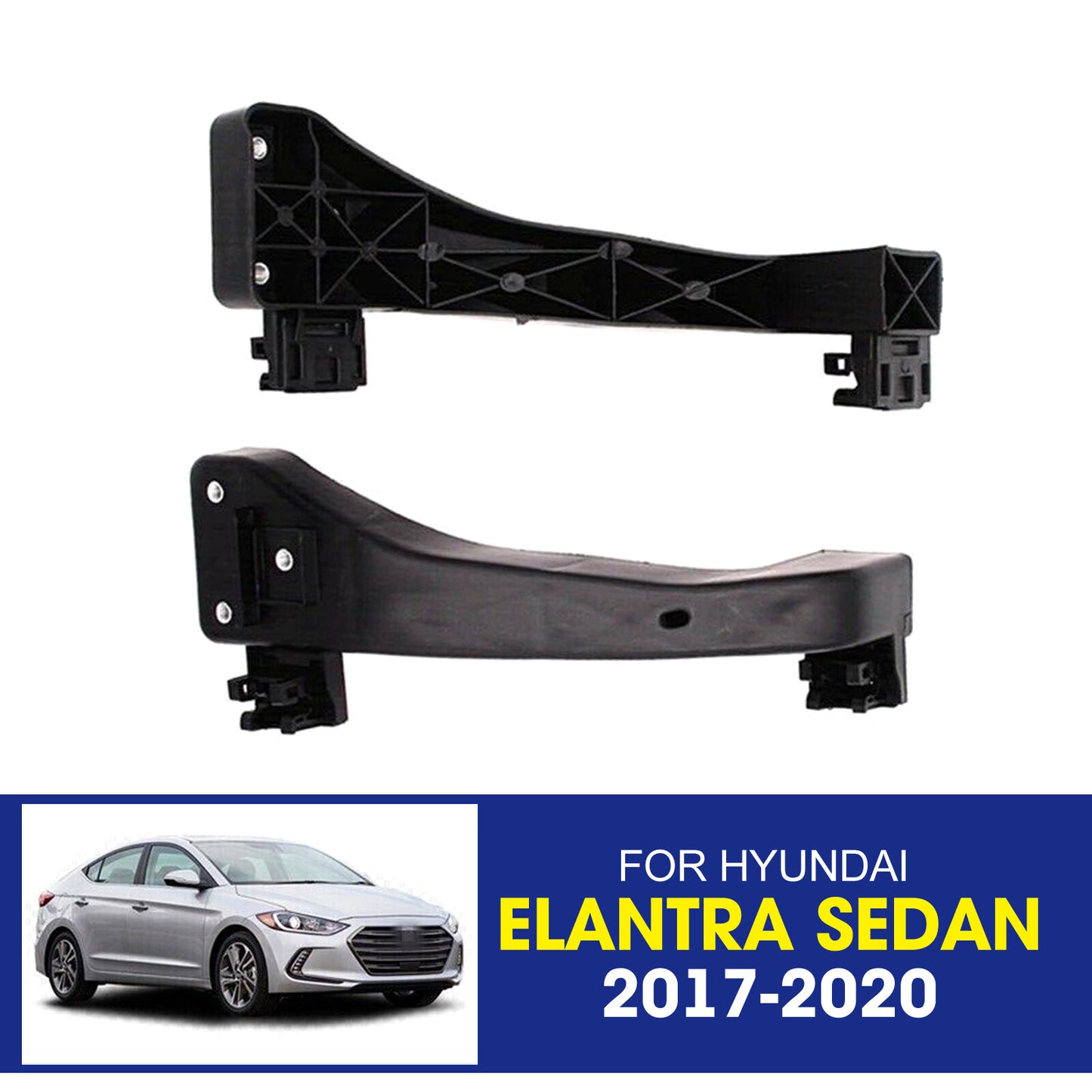 2pcs Left Right Headlight Support Bracket Fit for Hyundai for Elantra Sedan 2017-2020 AT