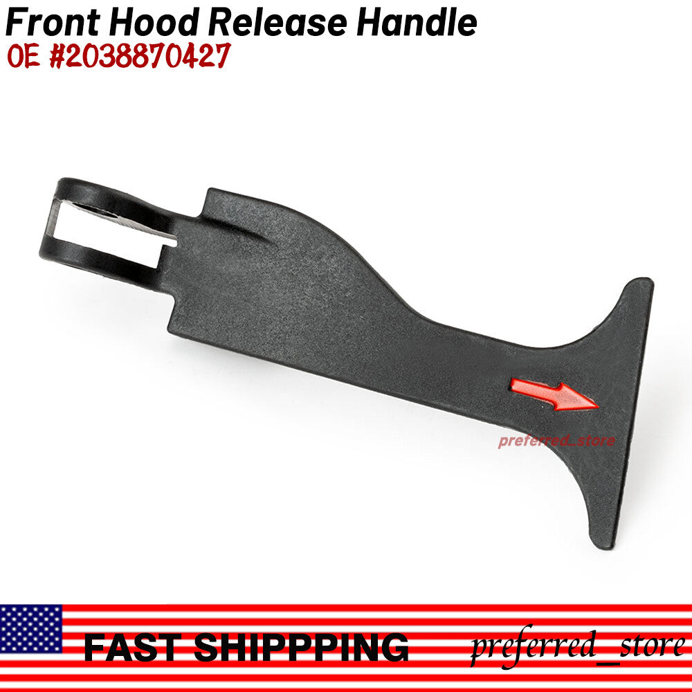 Bonnet release handle latch for Mercedes C-Class C230 C240 C32 C320 2038870427- v