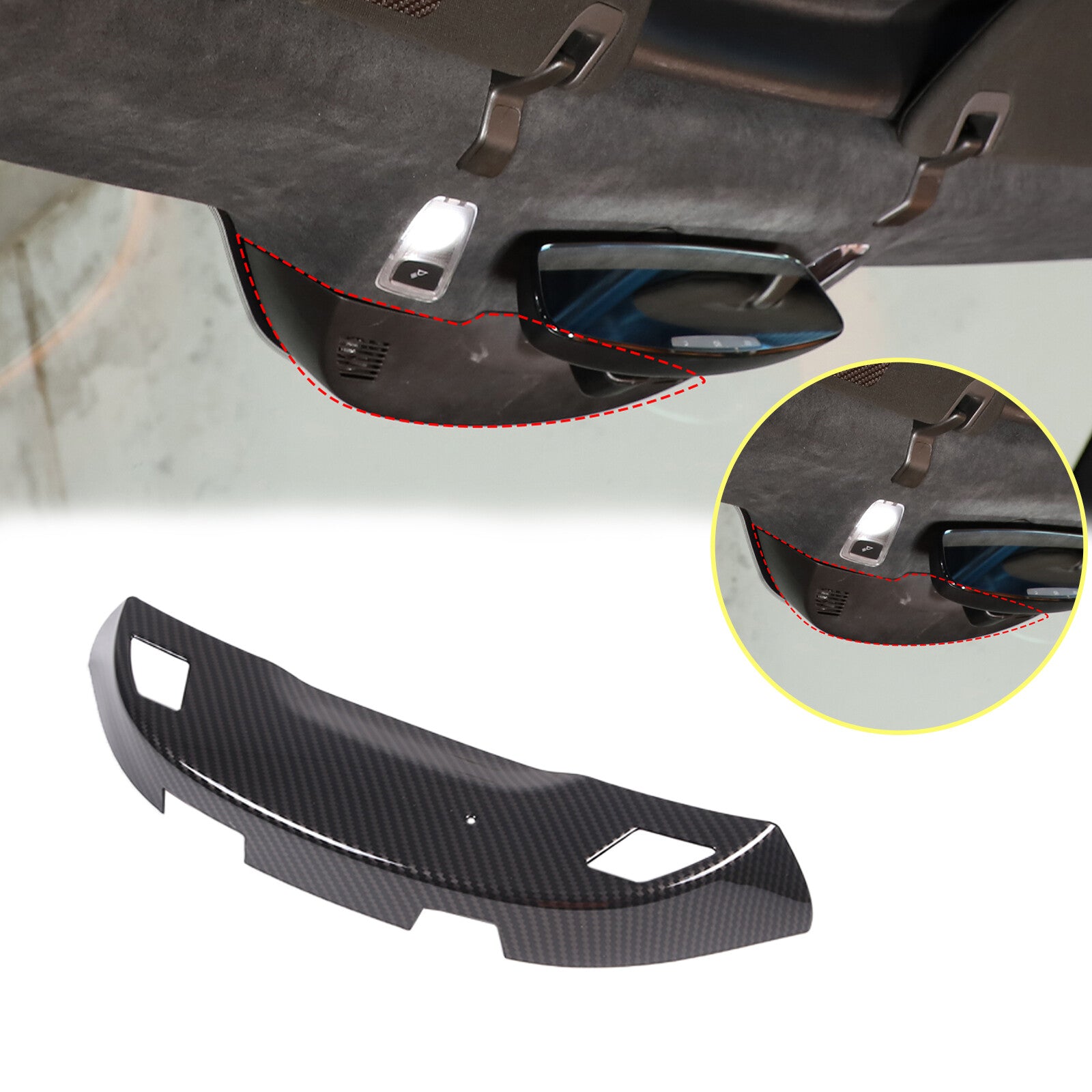 Gray Right Passenger Side Rear Mirror Cap Cover for Honda for/Jazz 09-13- v