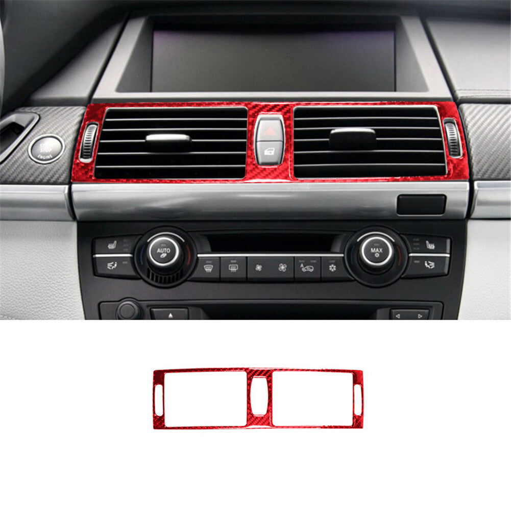 4x Carbon Fiber Gear Shift Side Trim for Land Rover Discovery Sport 2015-2019 v