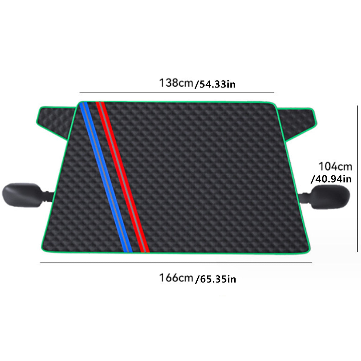 Car Windshield Sun Shade Snow Cover Winter Ice Frost Guard Protector Windproof Q