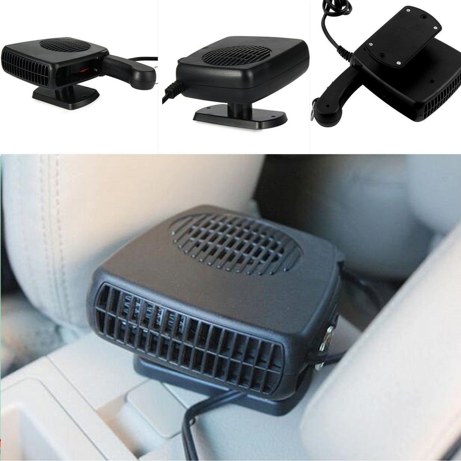 Portable 12V 150W Auto Car Heater Heating Fan Handle Driving Defroster Demisterr