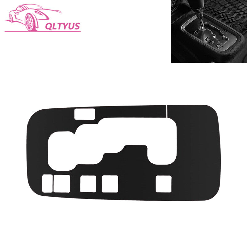Black Gear Shift Panel Decor Cover Trim Frame for 2011-2017 for Jeep for Wrangler JK JKU