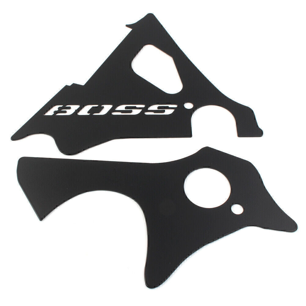 2 Pcs for Suzuki Boulevard M109R Black Engine Side Covers Frame Fillers Keyhole Q