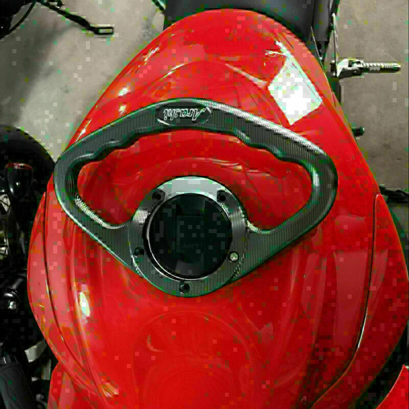 Passenger Tank Grab Bar Handle for Suzuki GSXR 600 750 1000 1300 Hayabusa Black Q