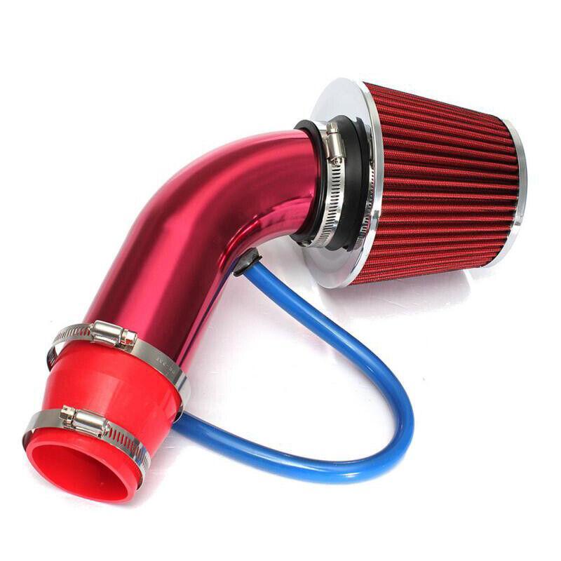 Automotive cold air intake filter sensor tube power flow hose kit RedUS universal - n