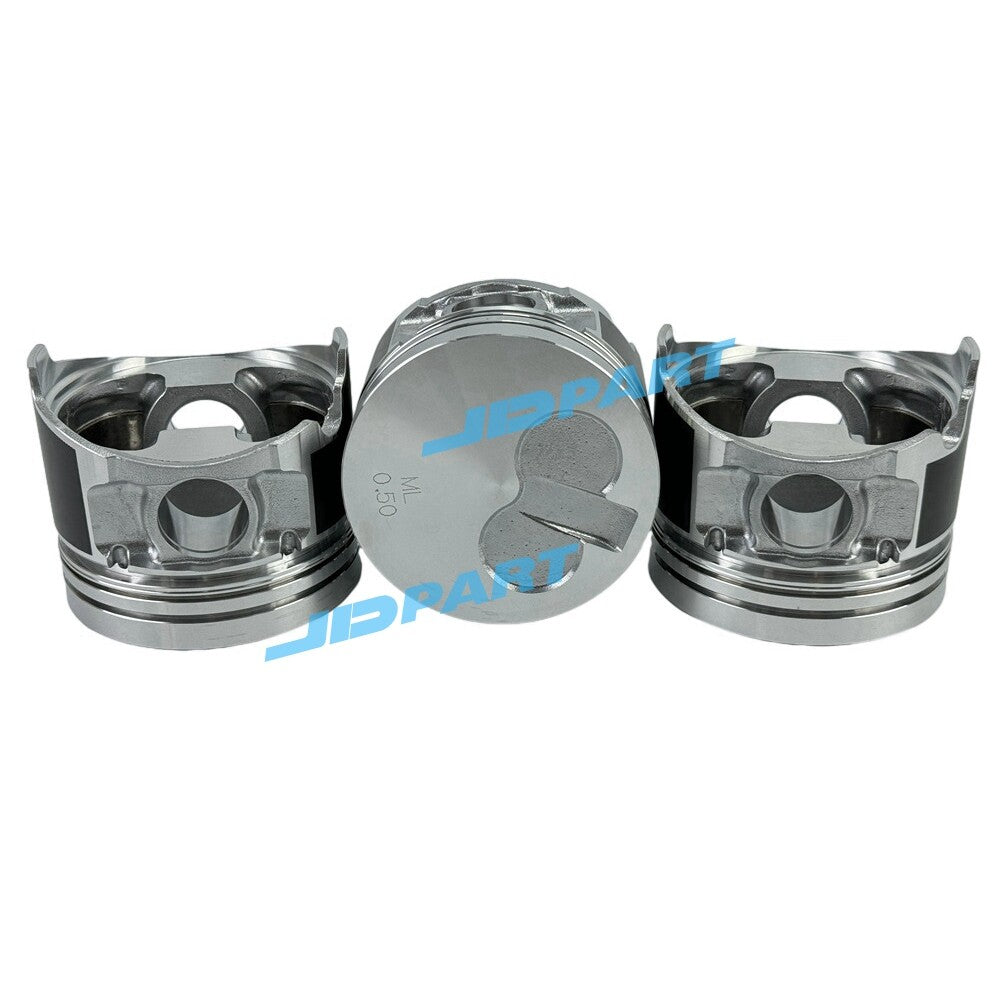 3-piece piston kit for 3TNV80 engine spare parts -