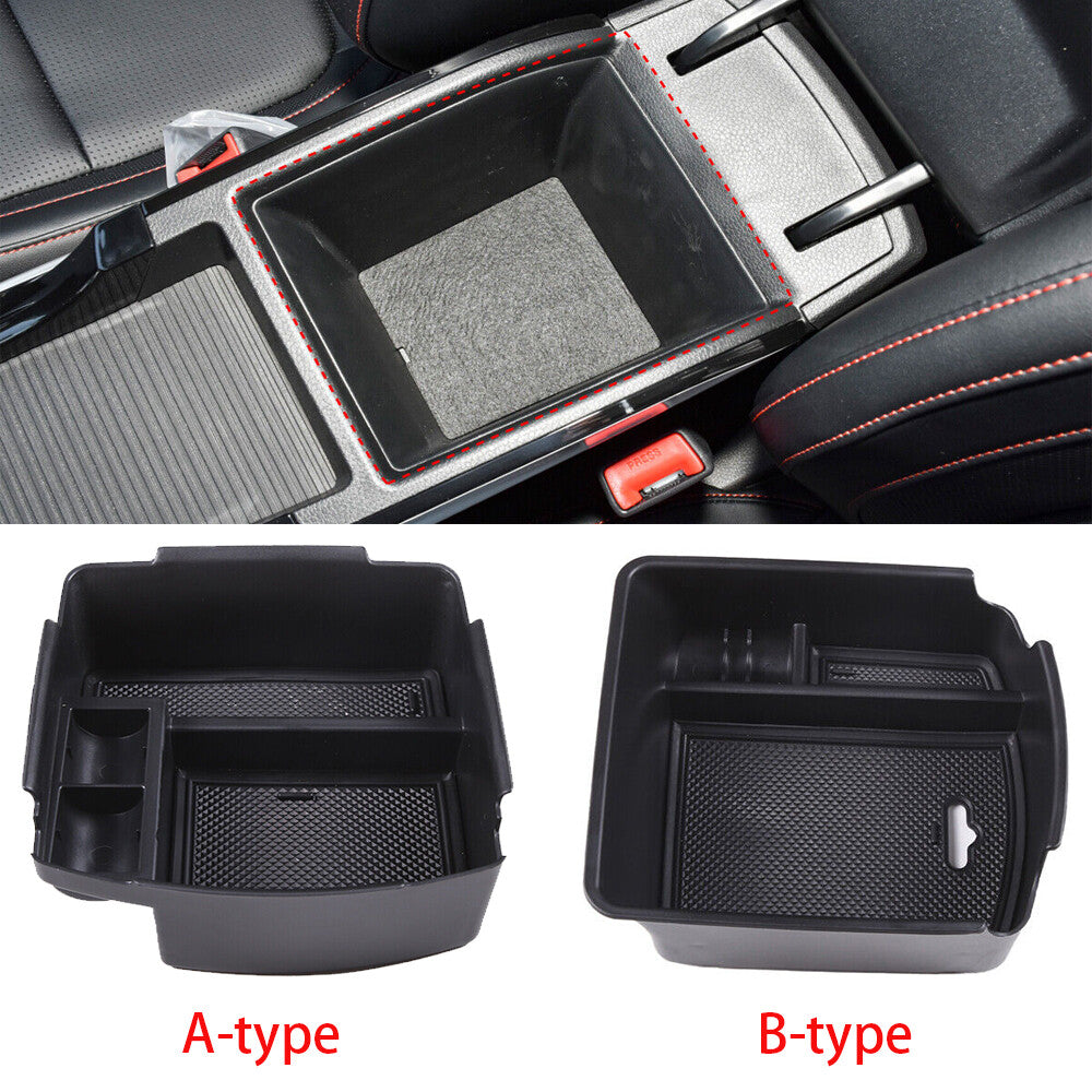 for Kia Seltos 2021-23 Center Console Armrest Box Storage Box Organizer Black A