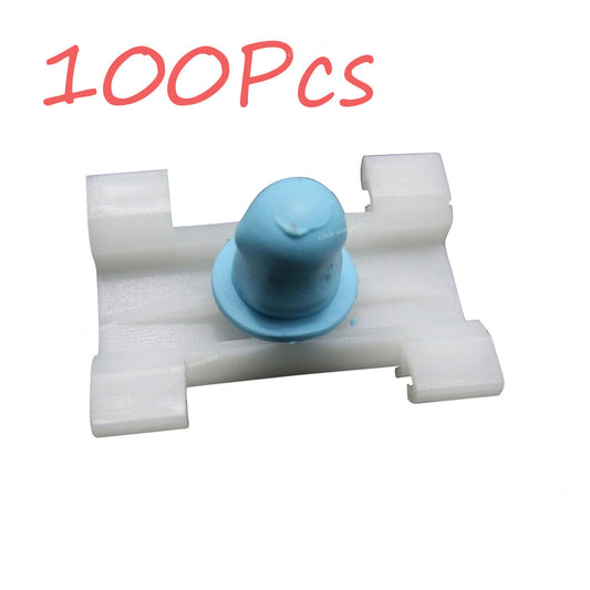 100X Door Fender Moulding Clips Retainers with Rubber Caps For E38 E39 528i 540i Q