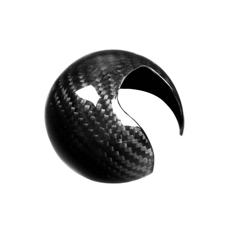 Car Gear Shift Knob Head Cover Trim Real Carbon Fiber for Audi A3 S3 2012-2018 Q