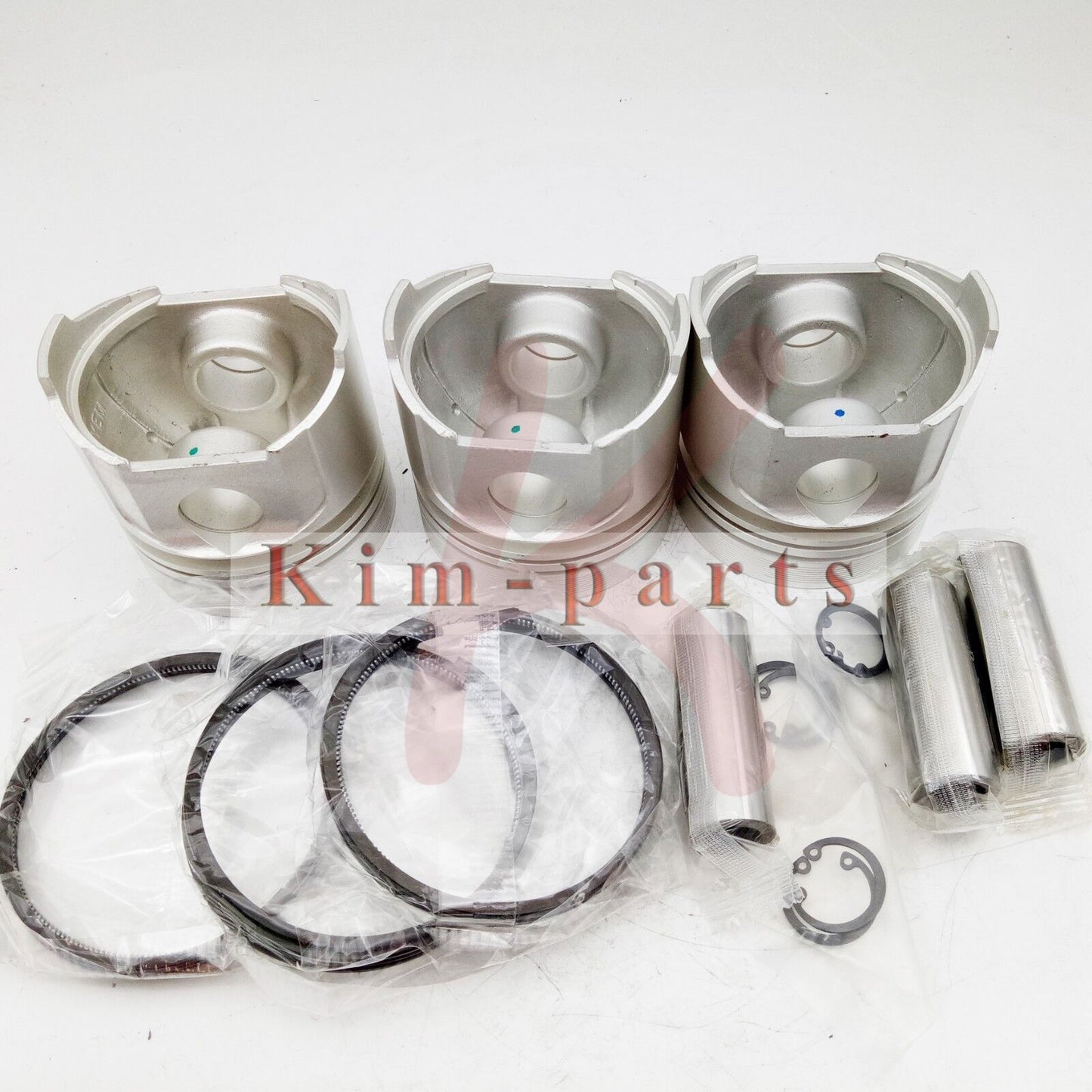For D600 Engine New 3 Sets STD Piston Kit With Ring Set