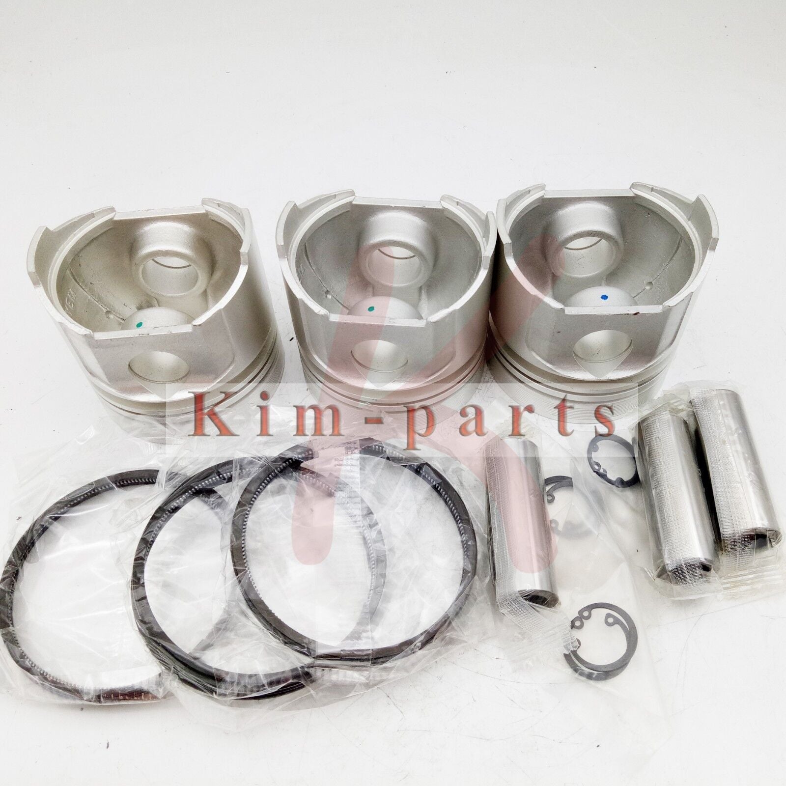 For D600 Engine New 3 Sets STD Piston Kit With Ring Set