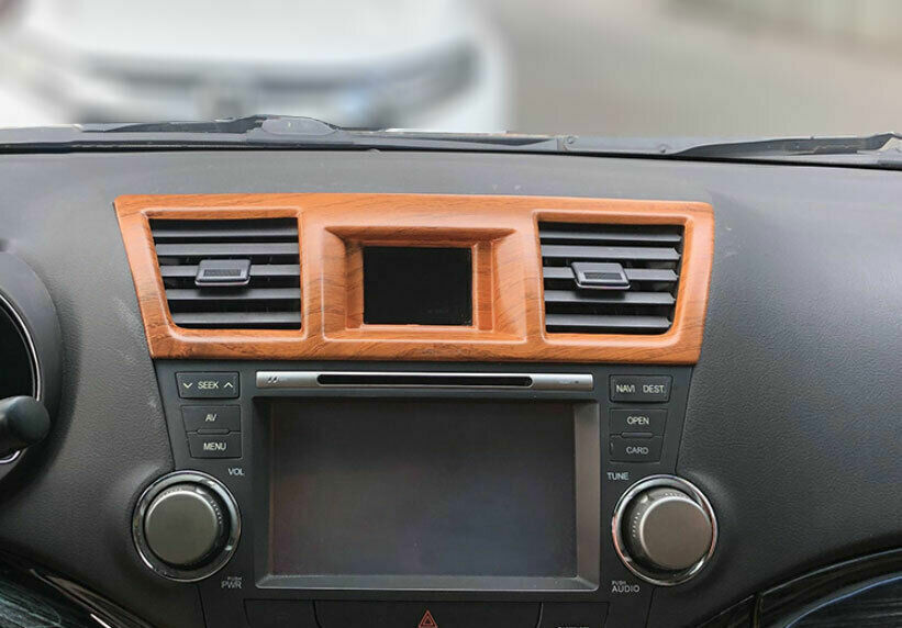 for Honda Accord 2018-2022 Wood Grain Front Door Speaker A-Pillar frame Cover v